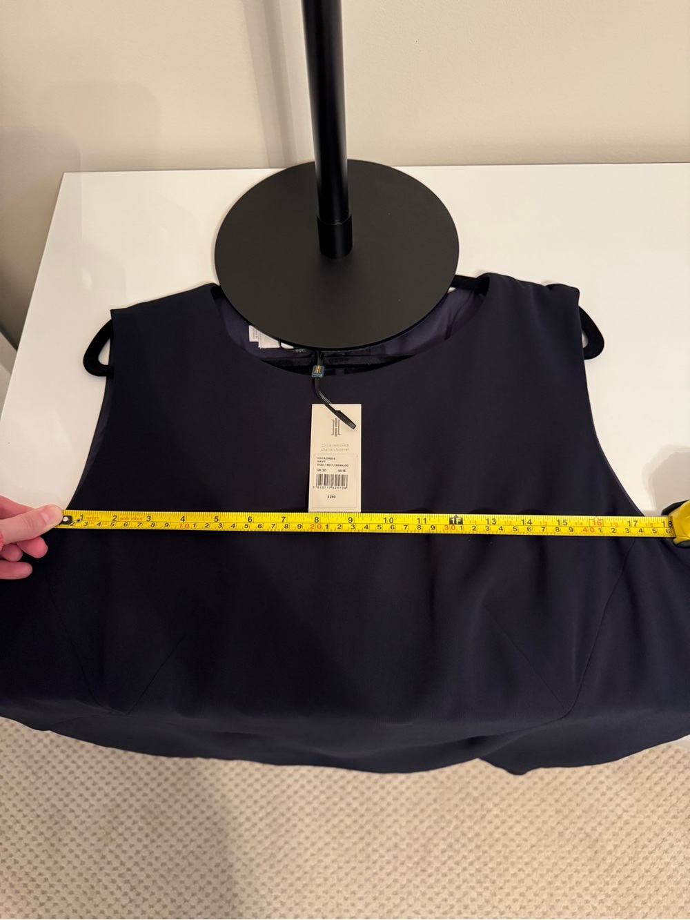 Hobbs London Navy Sheath Dress NWT - Picture 8 of 8